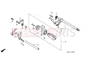 HONDA VT600CK Shadow 1989 E-16 TRANSMISSION DRUM