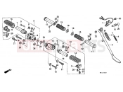 HONDA VT600CL Shadow 1990 F-20 FOOTREST (1)