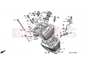 HONDA VT600CM Shadow 1991 E-3 CYLINDER / CYLINDER HEAD (FRONT)