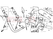 HONDA VT600CM Shadow 1991 F-3 SWITCH / CABLE
