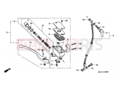 HONDA VT600CM Shadow 1991 F-4 FRONT MASTER CYLINDER
