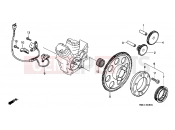 HONDA VT600CR Shadow 1994 E-8 DISTRIBUTOR GENERATOR / CLUTCH START
