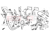 HONDA VT600CR Shadow 1994 F-3 SWITCH / CABLE