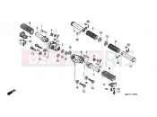 HONDA VT600CR Shadow 1994 F-19 FOOTREST