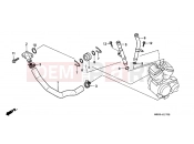 HONDA VT600CT Shadow 1996 E-17 WATER PIPE