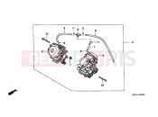 HONDA VT600CT Shadow 1996 E-18 CARBURETOR (ED.)