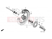 HONDA VT600CT Shadow 1996 F-10 FRONT WHEEL