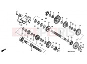 HONDA VT600CT Shadow 1996 E-15 TRANSMISSION (1)