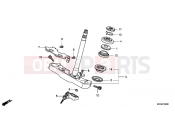 HONDA VT750C9 Shadow 2009 F-6 STEERING WHEEL