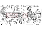 HONDA VT750C9 Shadow 2009 F-30 WIRING HARNESS