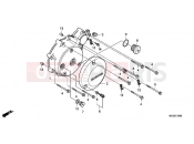 HONDA VT750CA Shadow 2010 E-10 LEFT CRANKSHAFT COVER