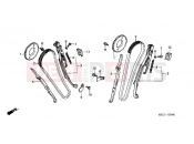 HONDA VT750CA6 Shadow 2006 E-4 TIMING CHAIN ​​/ TENSIONER