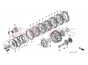 HONDA VT750CA6 Shadow 2006 E-7 CLUTCH