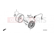 HONDA VT750CA6 Shadow 2006 E-9 GENERATOR