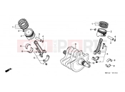 HONDA VT750CA6 Shadow 2006 E-15 CRANKSHAFT