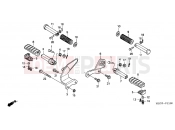 HONDA VT750CA6 Shadow 2006 F-21 FOOTREST