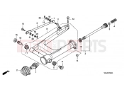 HONDA VT750CA6 Shadow 2006 F-23 SWING ARM