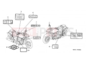 HONDA VT750CA6 Shadow 2006 F-33 ​​WARNING LABEL