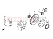 HONDA VT750CA7 Shadow 2007 E-8 CLUTCH COUPLING START