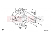 HONDA VT750CA7 Shadow 2007 E-10 LEFT CRANKSHAFT COVER