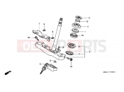 HONDA VT750CA7 Shadow 2007 F-6 STEERING WHEEL