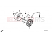 HONDA VT750CA8 Shadow 2008 E-9 GENERATOR