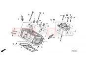 HONDA VT750CA9 Shadow 2009 E-2-1 REAR CYLINDER HEAD