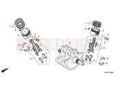 HONDA VT750CA9 Shadow 2009 E-15 CRANKSHAFT