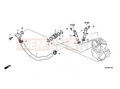 HONDA VT750CA9 Shadow 2009 E-18 WATER PIPE
