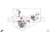 HONDA VT750CA9 Shadow 2009 E-20 THROTTLE HOUSING