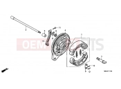 HONDA VT750CA9 Shadow 2009 F-11 REAR BRAKE PANEL