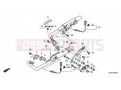 HONDA VT750CA9 Shadow 2009 F-20 EXHAUST DRUM