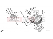 HONDA VT750CAA Shadow 2010 E-2 FRONT CYLINDER HEAD