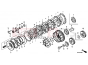 HONDA VT750CD Shadow 2013 E-8 TENGELYKAPCSOLÓ