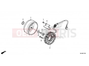 HONDA VT750CD Shadow 2013 E-11 GENERATOR