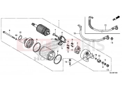 HONDA VT750CD Shadow 2013 E-13 STARTER ENGINE