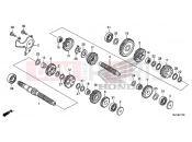HONDA VT750CD Shadow 2013 E-17 ÁTTÉTEL (VT750C/C2S/CA/CS)