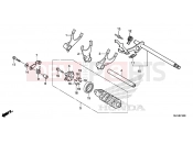 HONDA VT750CD Shadow 2013 E-19 SEBESSÉGVÁLTÓ-KAPCSOLÓDOB