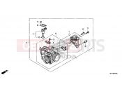 HONDA VT750CD Shadow 2013 E-23 THROTTLE HOUSING