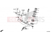HONDA VT750CD Shadow 2013 F-9 KORMÁNYSZÁR (VT750C/CA/CS)
