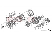 HONDA VT750CD3Y Shadow 2000 E-7 CLUTCH