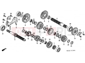 HONDA VT750CD3Y Shadow 2000 E-15 TRANSMISSION