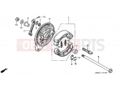HONDA VT750CD3Y Shadow 2000 F-11 REAR BRAKE PANEL