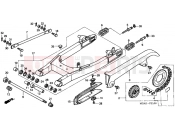 HONDA VT750CD3Y Shadow 2000 F-21 SWING ARM