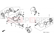 HONDA VT750CD3Y Shadow 2000 F-24 FLASHING