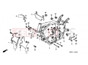 HONDA VT750CD3Y Shadow 2000 F-28 FRAME HOUSING
