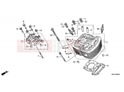 HONDA VT750CSC Shadow 2012 E-2 FRONT CYLINDER HEAD