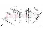HONDA VT750CSC Shadow 2012 E-3 CAMSHAFT VALVE