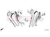 HONDA VT750CSC Shadow 2012 E-4 TIMING CHAIN