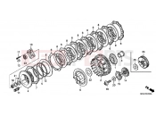HONDA VT750CSC Shadow 2012 E-7 CLUTCH